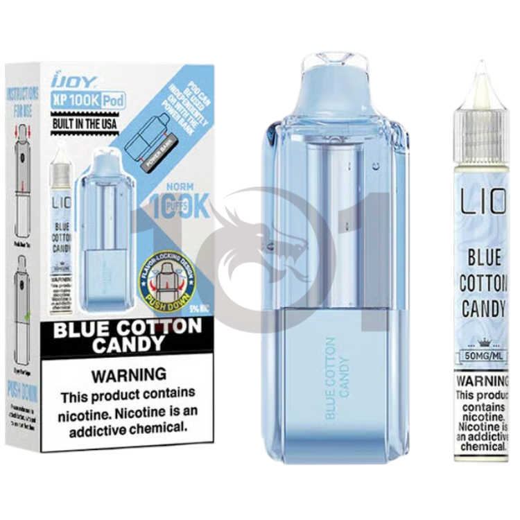 IJOY XP100K  (W/E-LIQUID BOTTLE) POD 5% - BLUE COTTON CANDY