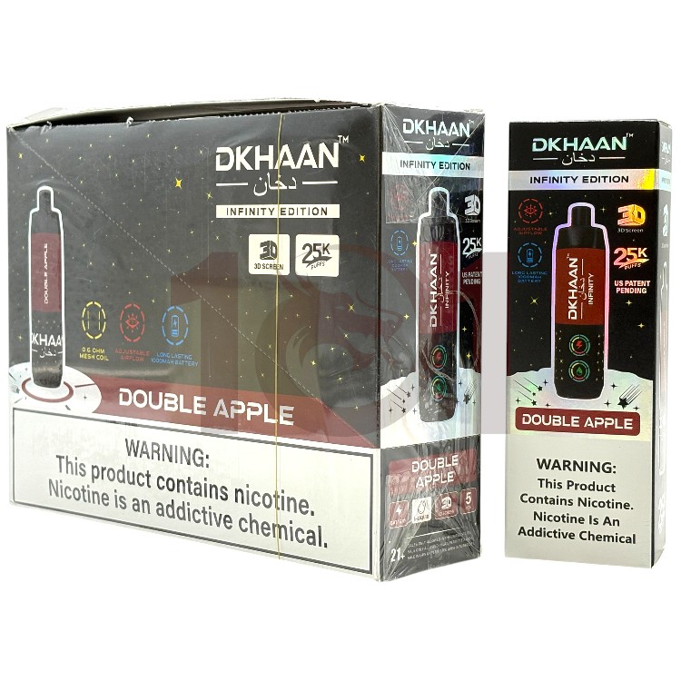 DKHAAN 25000 INFINITY EDITION 5% - DOUBLE APPLE