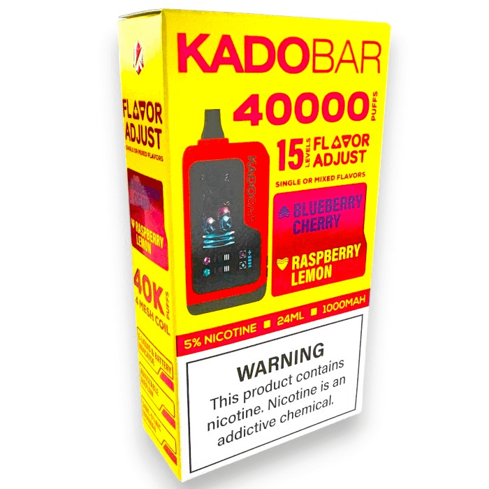 KADO BAR 40000 FLAVOR ADJUST 5% - BLUEBERRY CHERRY/RASPBERRY LEMON