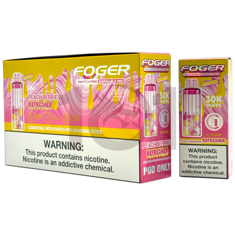 FOGER SWITCH PRO POD 30000 5% - REFRESHER PEACH BERRIES