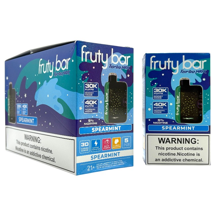 FRUTY BAR TURBO MAX 40000 5% - SPEARMINT