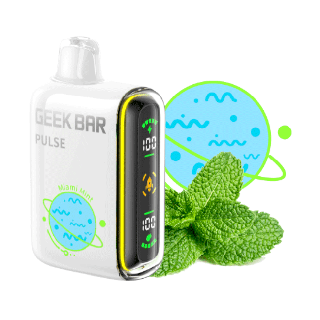 GEEK BAR PULSE 15000 5% - MIAMI MINT