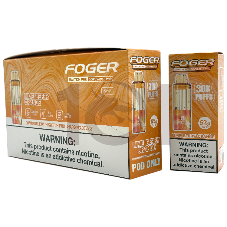 FOGER SWITCH PRO POD 30000 5% - LIME BERRY ORANGE