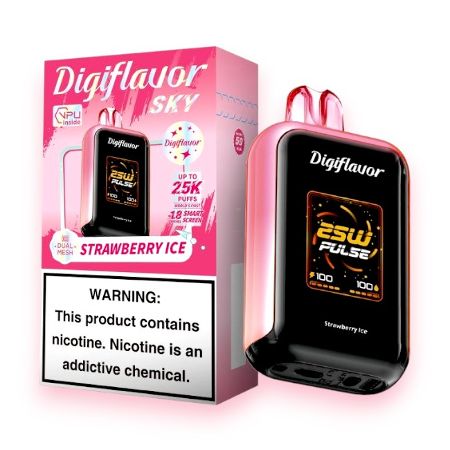 DIGIFLAVOR SKY 25000 5% - STRAWBERRY ICE