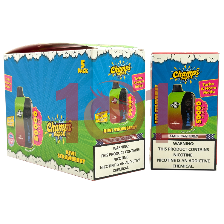 CHAMPS VAPE 50000 5% - KIWI STRAWBERRY