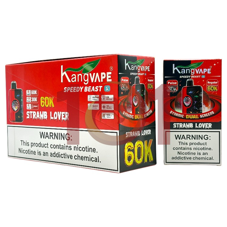 KANGVAPE SPEEDY BEAST 60000 5% - STRAWB LOVER