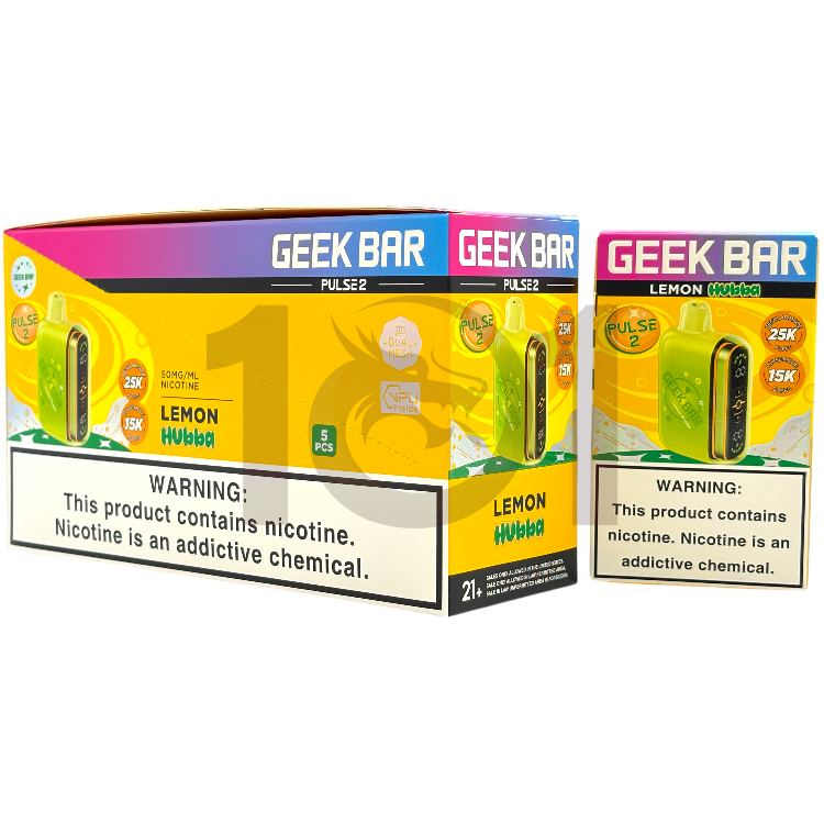 GEEK BAR PULSE 2 25000 5% - LEMON HUBBA