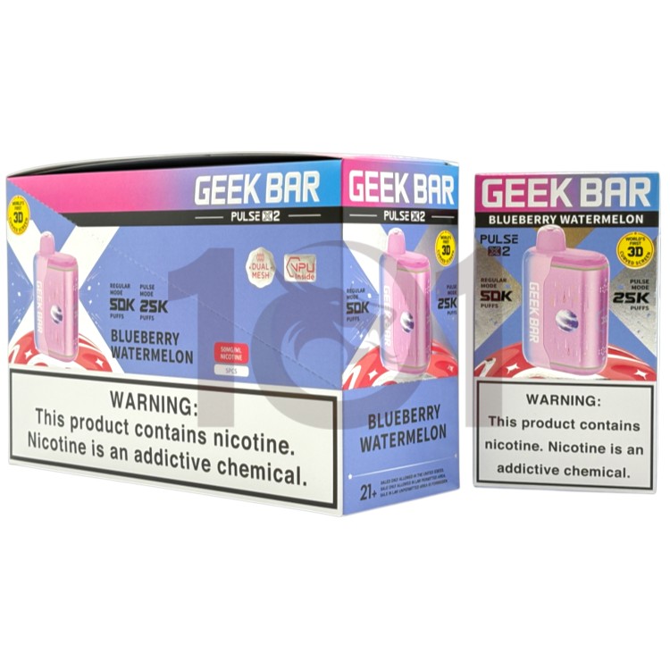 GEEK BAR PULSE X2 50000 5% - BLUEBERRY WATERMELON