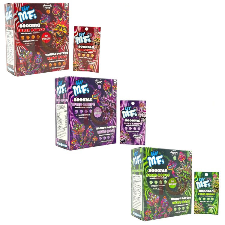 LIL' MFS HERO DOSE PROPRIETARY BLEND MUSHROOM TABLET 2000MG 4CT PK