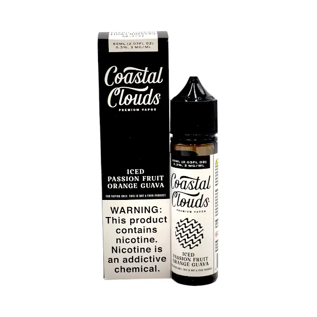 COASTAL CLOUDS ICE 3MG 60ML - PASSION FRUIT ORANGE GUAVA ICED