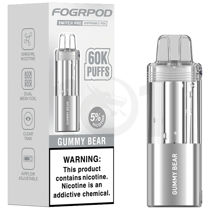 FOGRPOD 60000 SWITCH PRO POD 5% - GUMMY BEAR