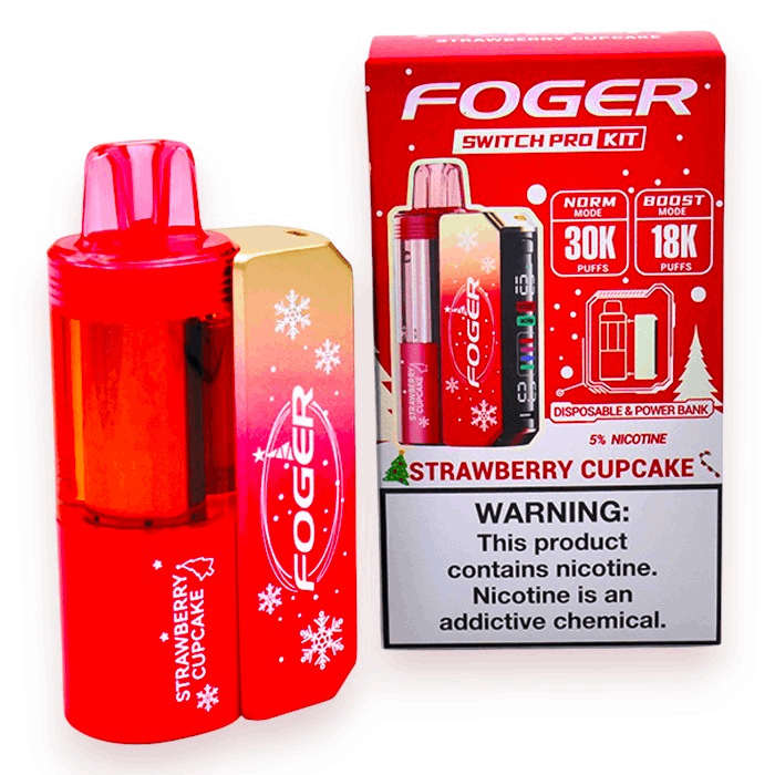 FOGER SWITCH PRO KIT 30000 5% - STRAWBERRY CUPCAKE